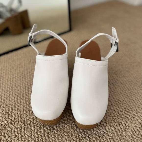 White Platform Clog - Picture 4 of 5